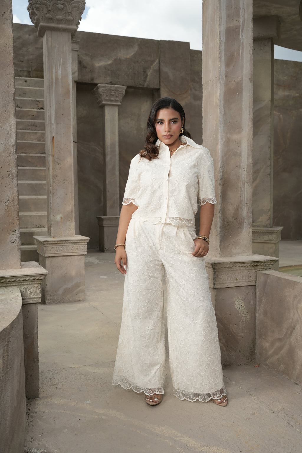 Set pantalón y camisa Ravello Lace