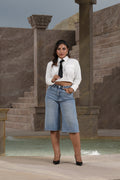 Bermuda Denim Stretch Clásica