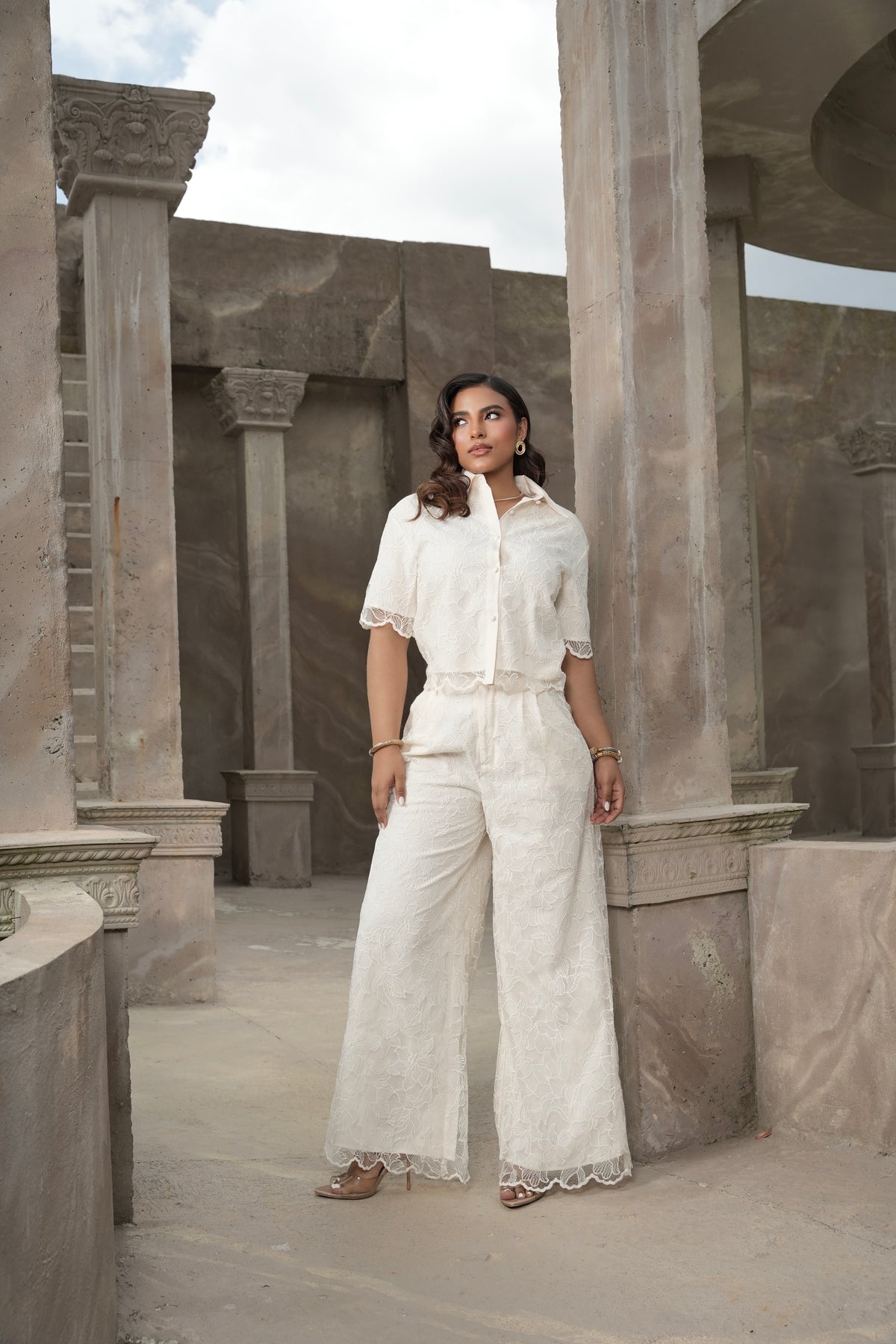 Set pantalón y camisa Ravello Lace