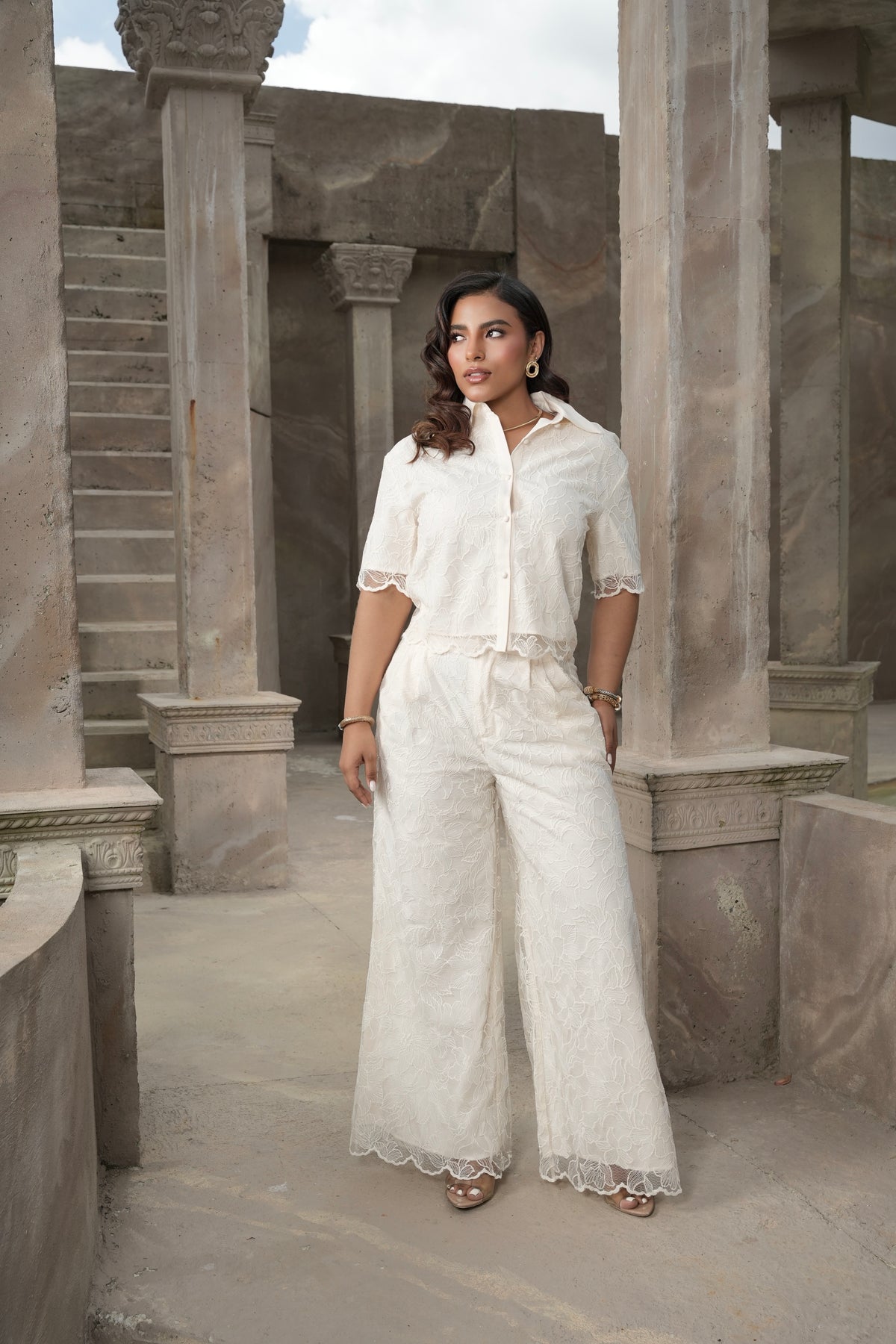 Set pantalón y camisa Ravello Lace